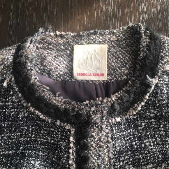 SALE⭐️⭐️⭐️Rebecca Taylor Boucle Wool Jacket - Picture 6 of 8